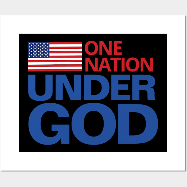 One Nation Under God Wall Art by Things & Stuff